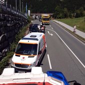 Verkehrsunfall mit mehreren beteiligten Fahrzeugen