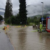 Hochwassereinsätze im Ortsgebiet