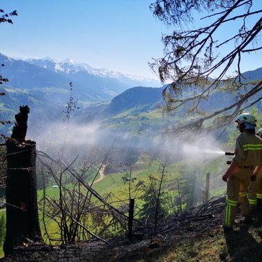 Wiesenbrand in Goldegg