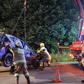 AUFRÄUMARBEITEN NACH VERKEHRSUNFALL