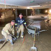 Hochwassereinsätze im gesamten Stadtgebiet