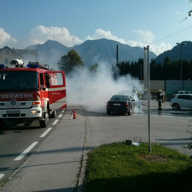 Fahrzeugbrand in der Bahnhofstraße