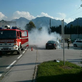 Fahrzeugbrand in der Bahnhofstraße