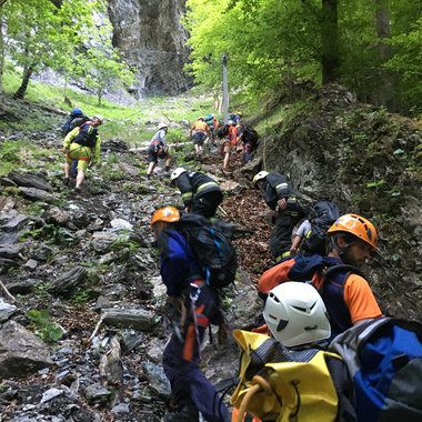 Erdrutsch L109 Höhe Tiefblick