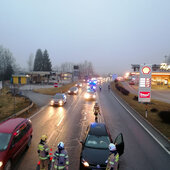 Verkehrsunfall mit eingeklemmter Person