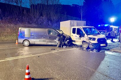 VERKEHRSUNFALL VERLETZTE PERSON