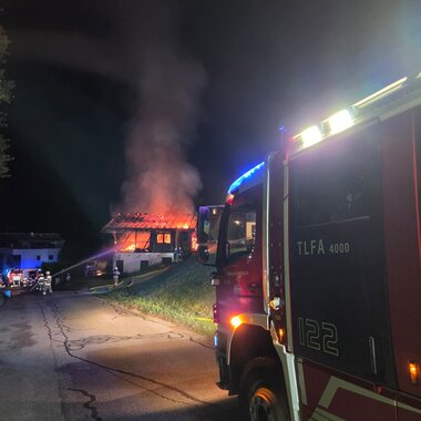 Werkstattbrand in St. Veit/Pg.