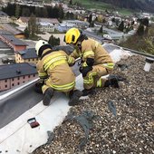 Sicherungsarbeiten Gebäudedach