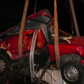 Schwerer Verkehrsunfall mit Menschenrettung