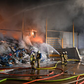 Großbrand Höller Entsorgung