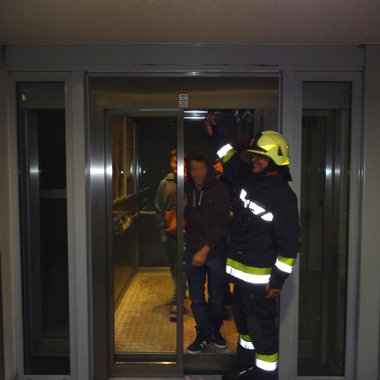 Personenrettung aus Lift