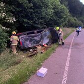 AUFRÄUMARBEITEN NACH VERKEHRSUNFALL