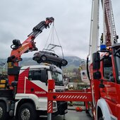 Personenrettung aus Salzach