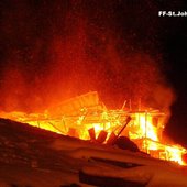 Brand eines Stallgebäudes in Großarl