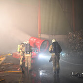 Großbrand Höller Entsorgung